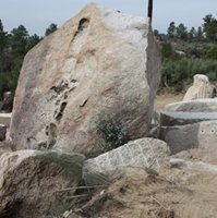 Pedra natural para muros de suporte